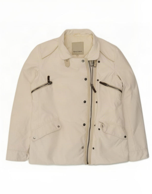 Henry Cottons Veste utilitaire pour femme IT 46 Large Blanc Polyester