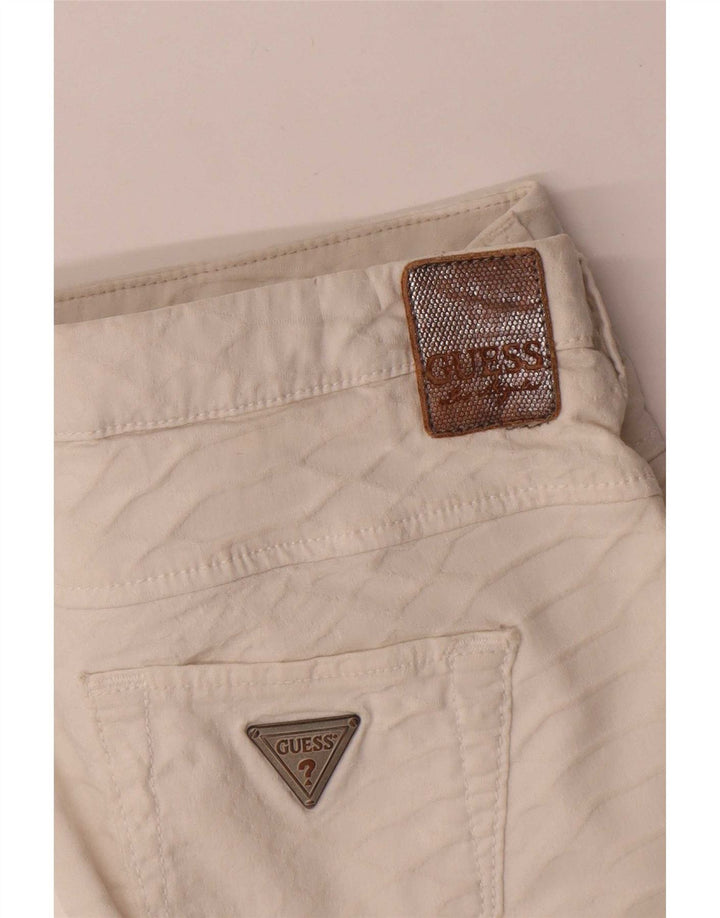 Guess Jean Skinny W30 L29 Femme Blanc Cassé