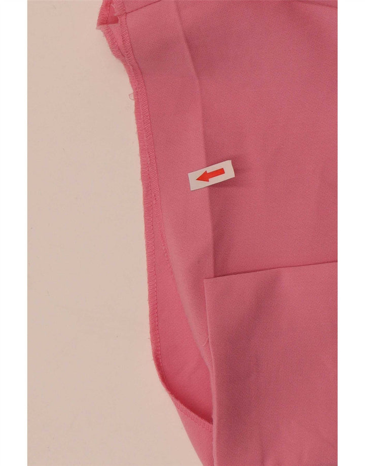Zara Short décontracté taille haute pour femme Medium W28 Rose Polyester