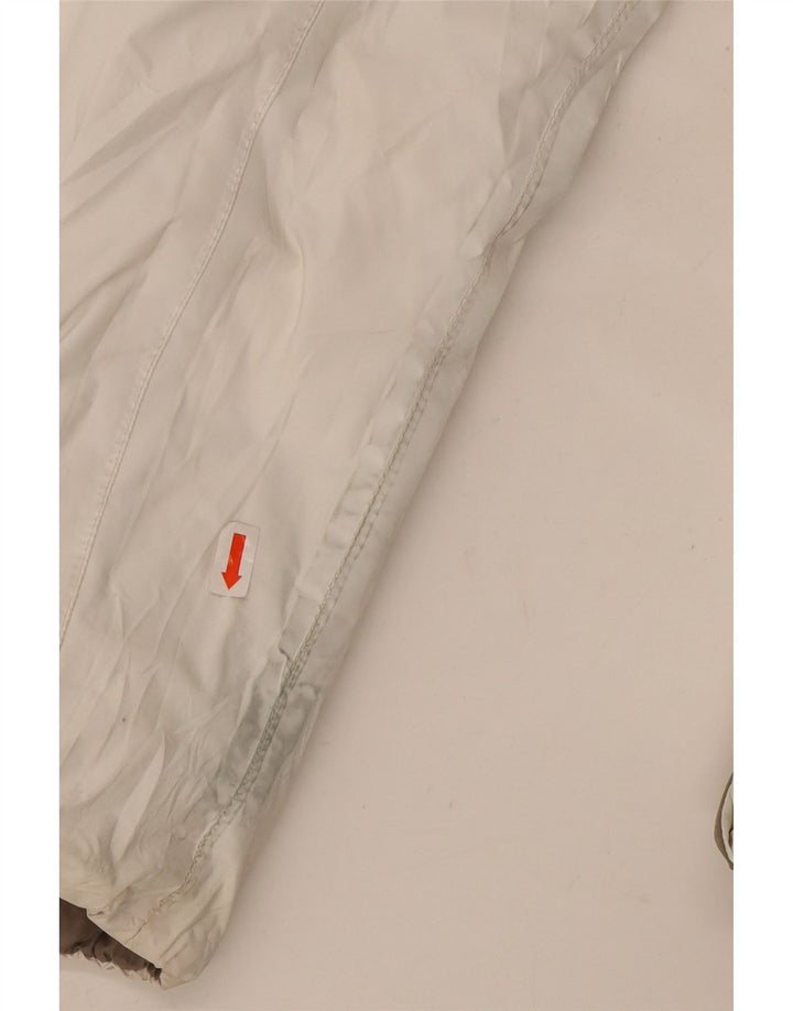 K-WAY Veste matelassée réversible à capuche fille 8-9 ans Blanc Polyamide