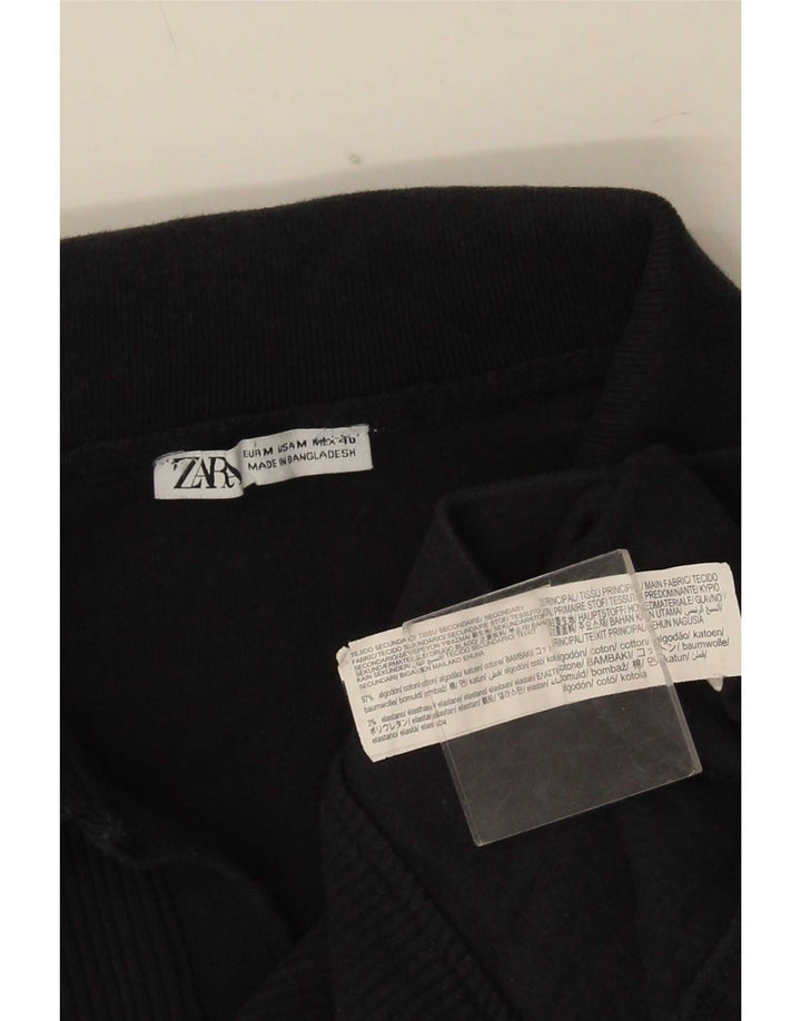 Polo Homme Zara Homme Bleu Marine Moyen Coton
