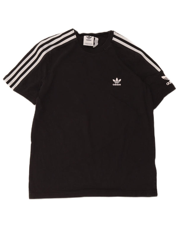 Adidas T-Shirt Homme Haut Noir Moyen Coton