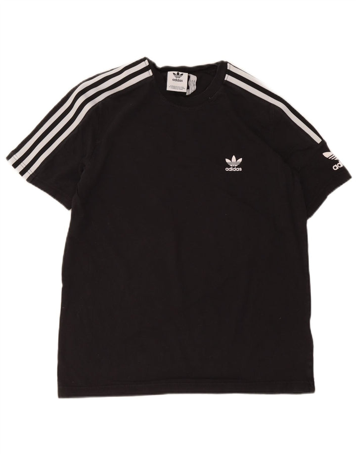 Adidas T-Shirt Homme Haut Noir Moyen Coton