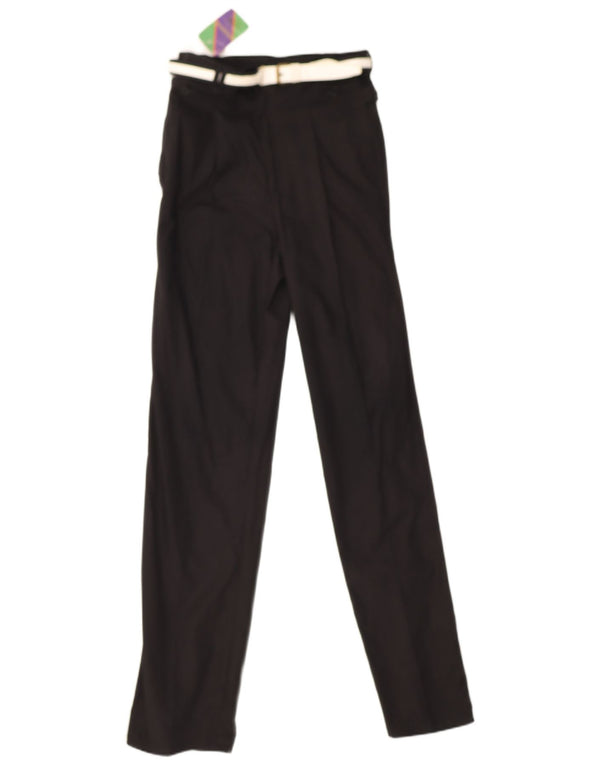 Wampum Pantalon décontracté slim pour femme IT 44 Medium W28 L34 Noir Coton