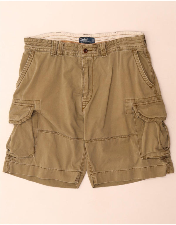 Polo Ralph Lauren Short Cargo Homme W38 XL Kaki Coton
