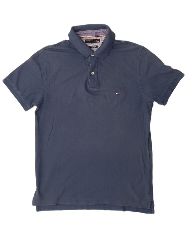 TOMMY HILFIGER Polo Slim Fit Homme Grand Bleu Coton