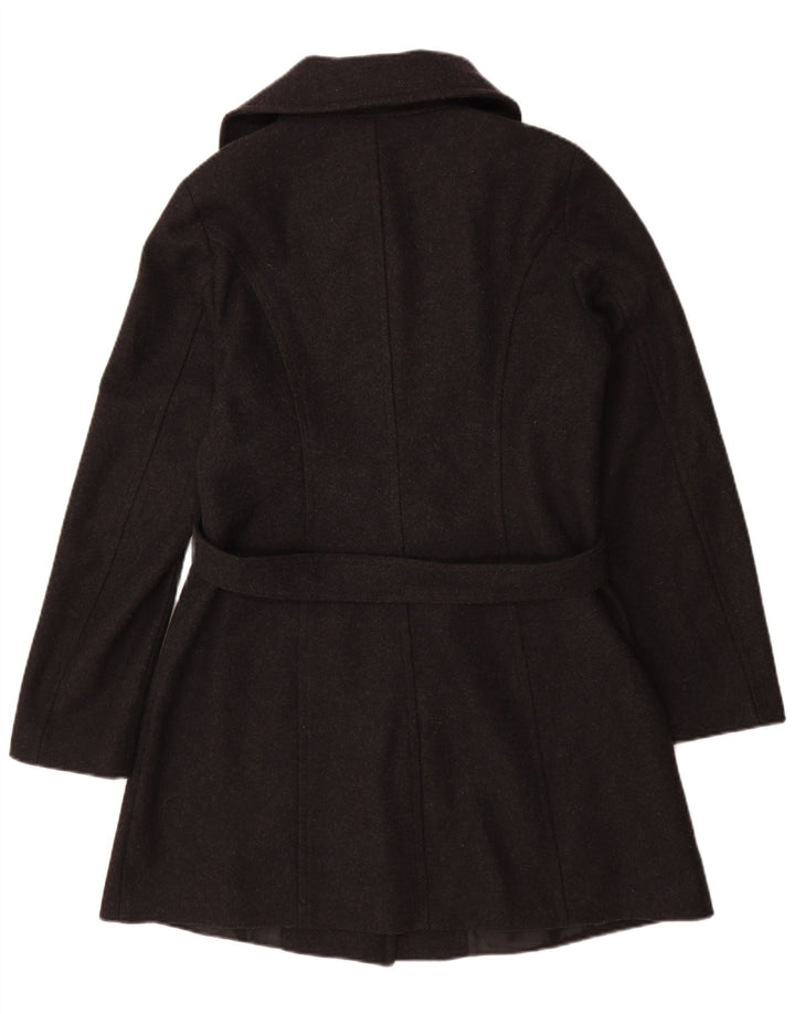 BENETTON Pardessus Femme IT 46 Large Gris Laine