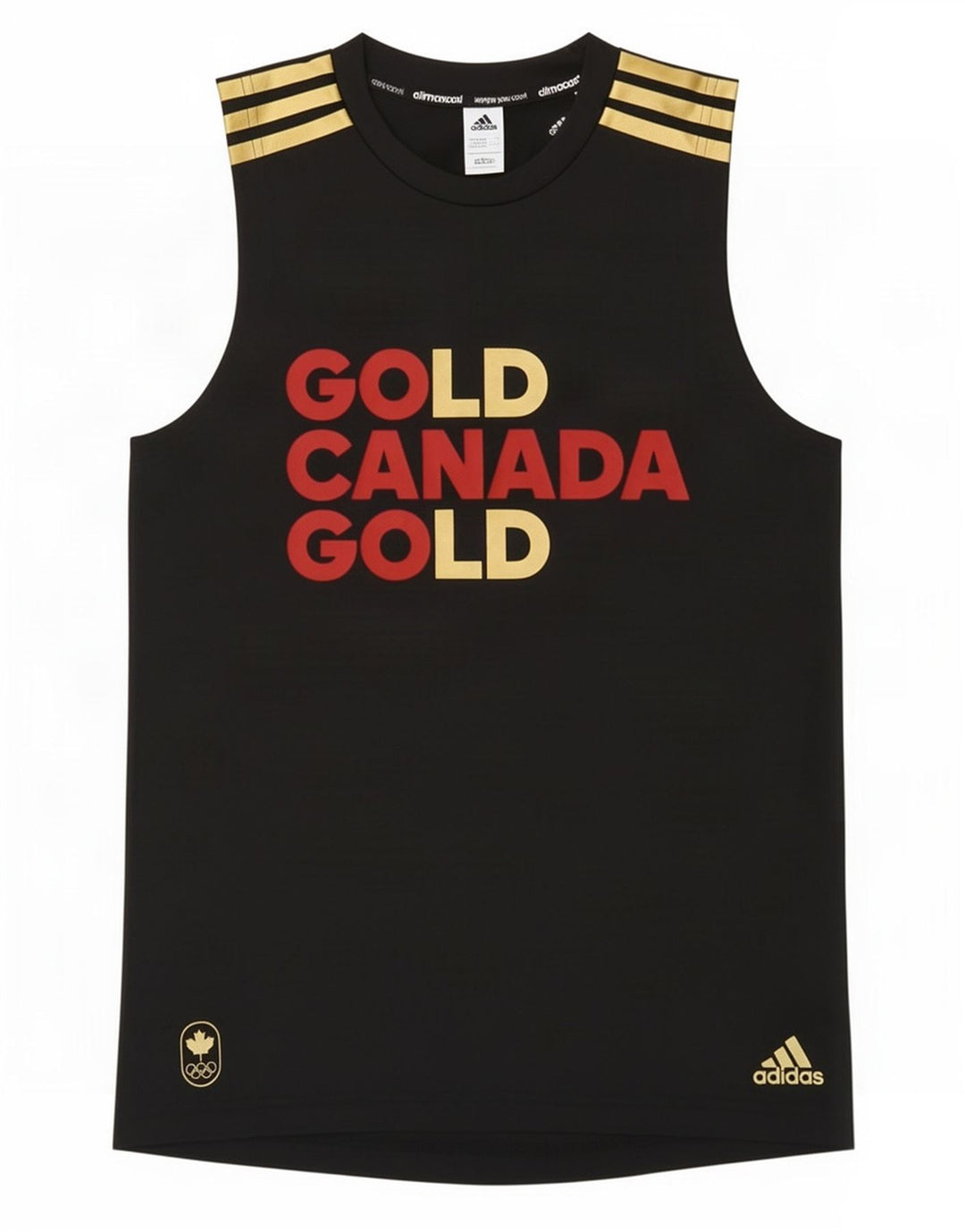 Adidas Garçon Canada Graphic Débardeur 13-14 ans Noir Polyester