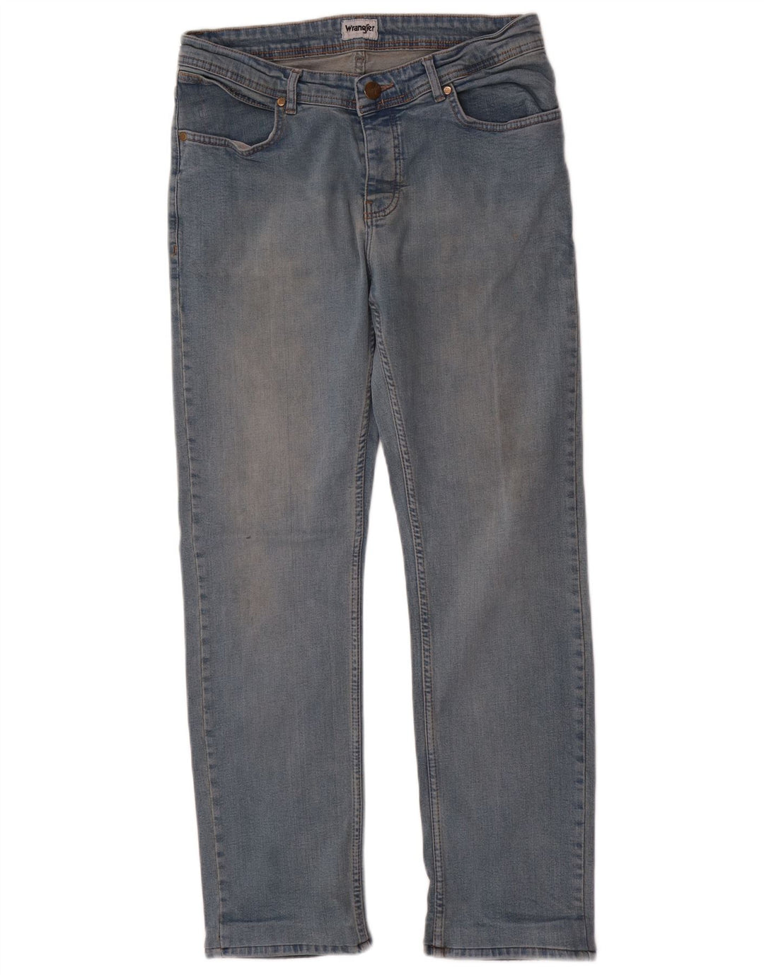 Wrangler Jean droit homme W34 L31 bleu coton