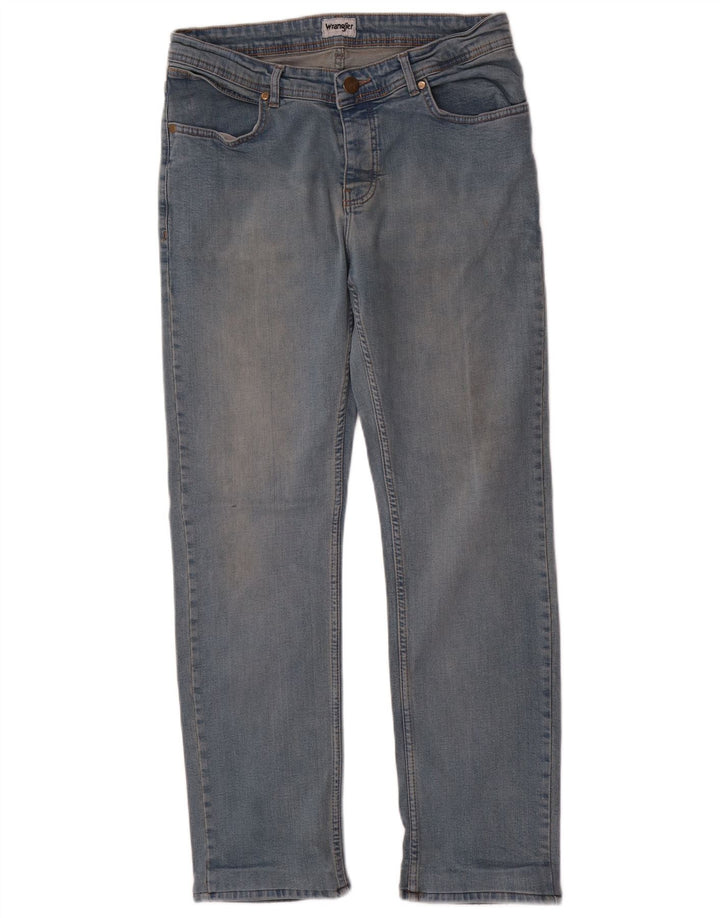 Wrangler Jean droit homme W34 L31 bleu coton