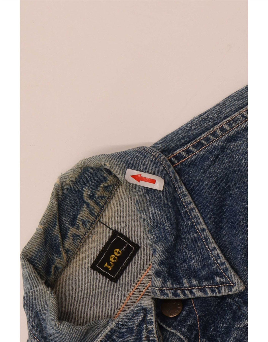 Lee Veste en jean pour femme UK 4 XS Bleu
