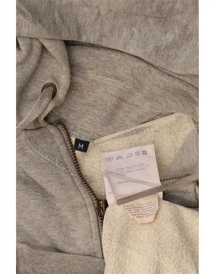Champion Pull à capuche zippé pour femme UK 14 Coton gris moyen