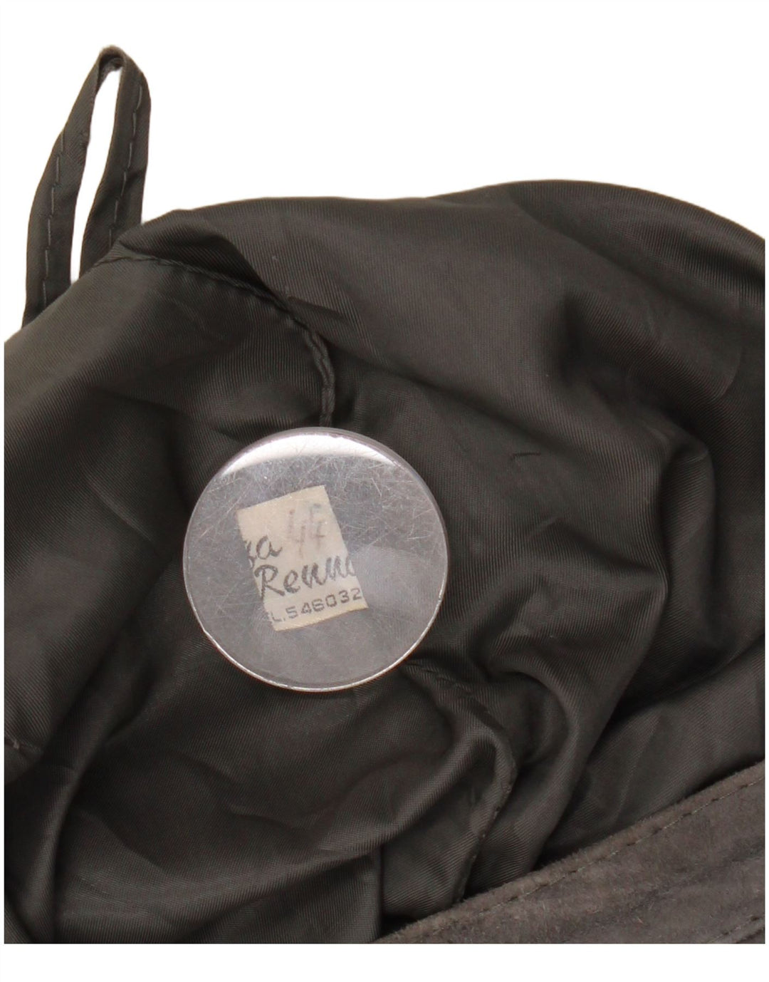 VINTAGE Jupe en daim pour femme IT 44 W27 L26 Gris