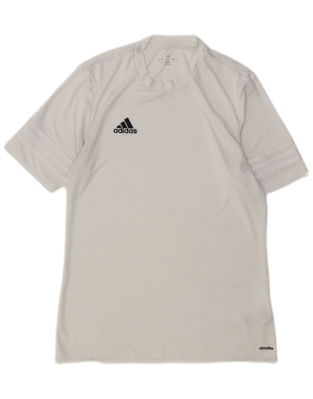 ADIDAS T-Shirt Climalite Homme Blanc Moyen Polyester
