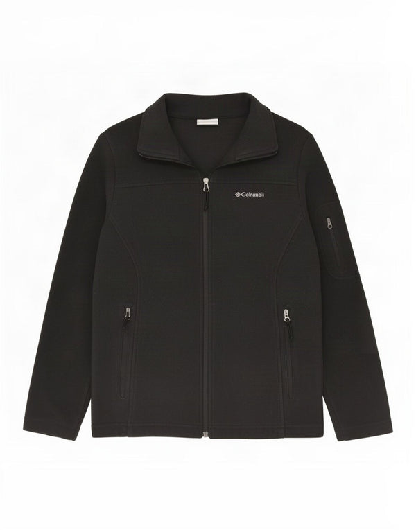 Columbia Veste polaire surdimensionnée pour femme UK 10 Small Noir Polyester