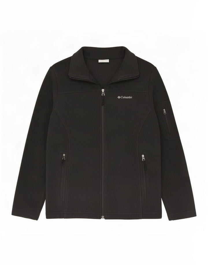 Columbia Veste polaire surdimensionnée pour femme UK 10 Small Noir Polyester