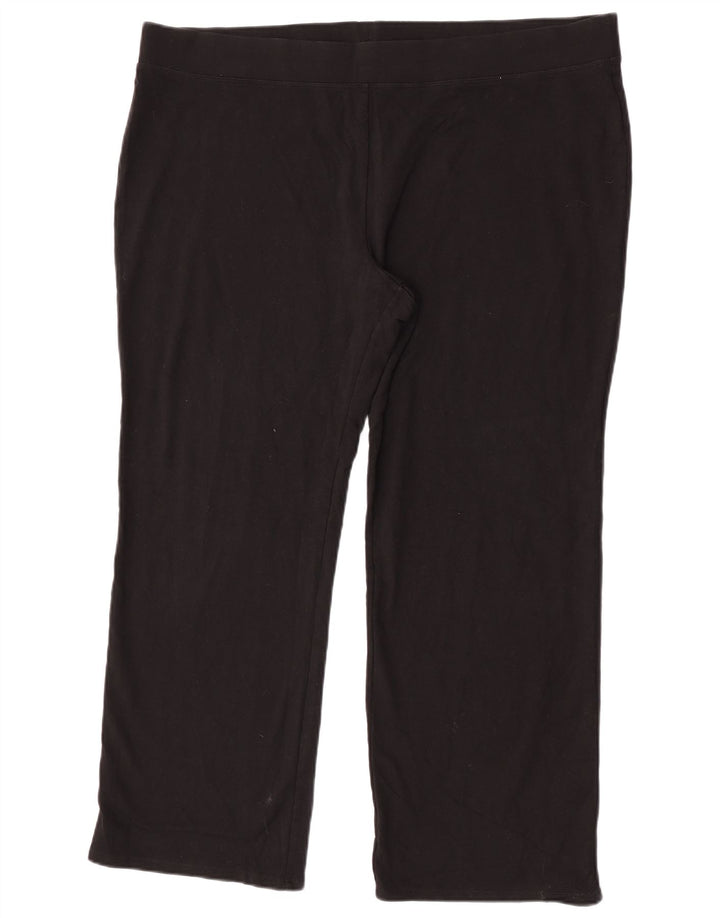 Marks & Spencer Leggings Femme UK 24 4XL Coton Noir