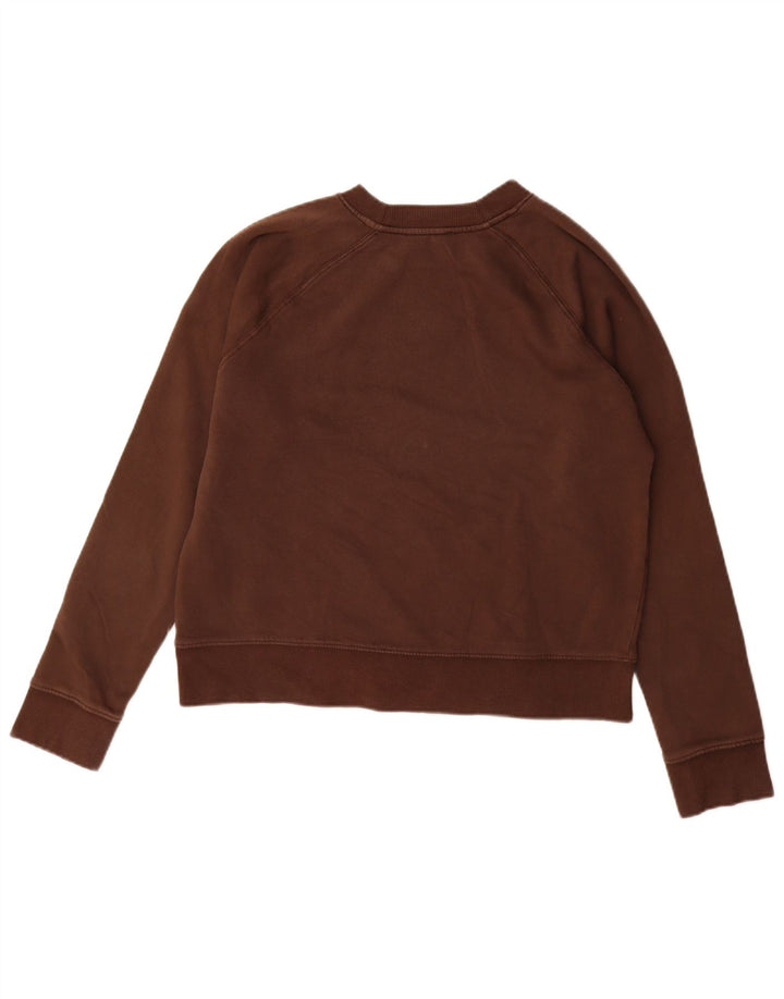 Zara Sweat-shirt pour femme UK 14 en coton marron moyen