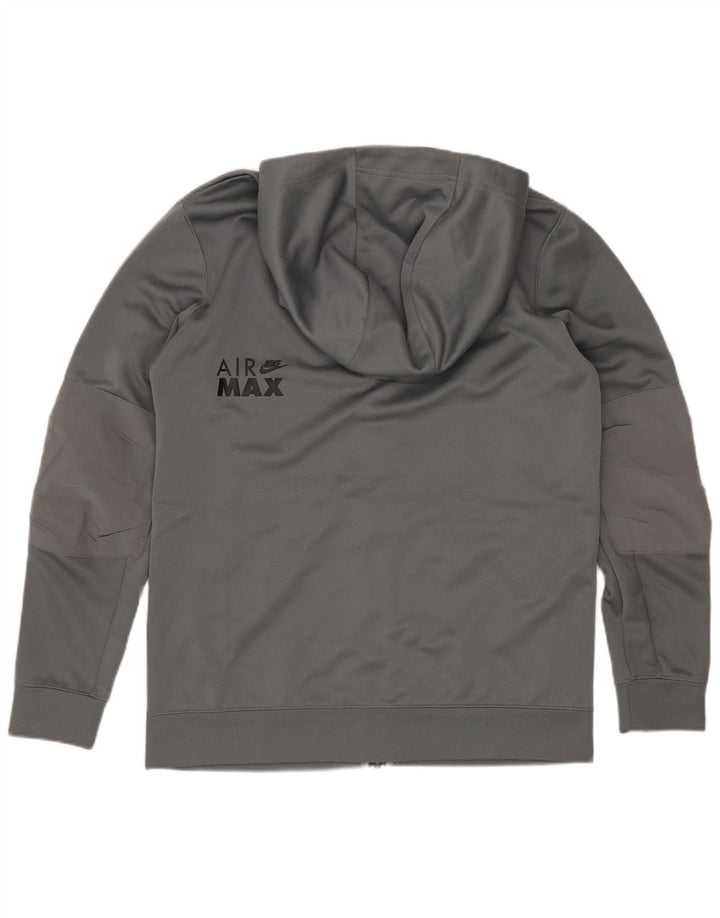 Nike Garçons Graphic Zip Sweat à capuche 12-13 ans Grand Gris Polyester