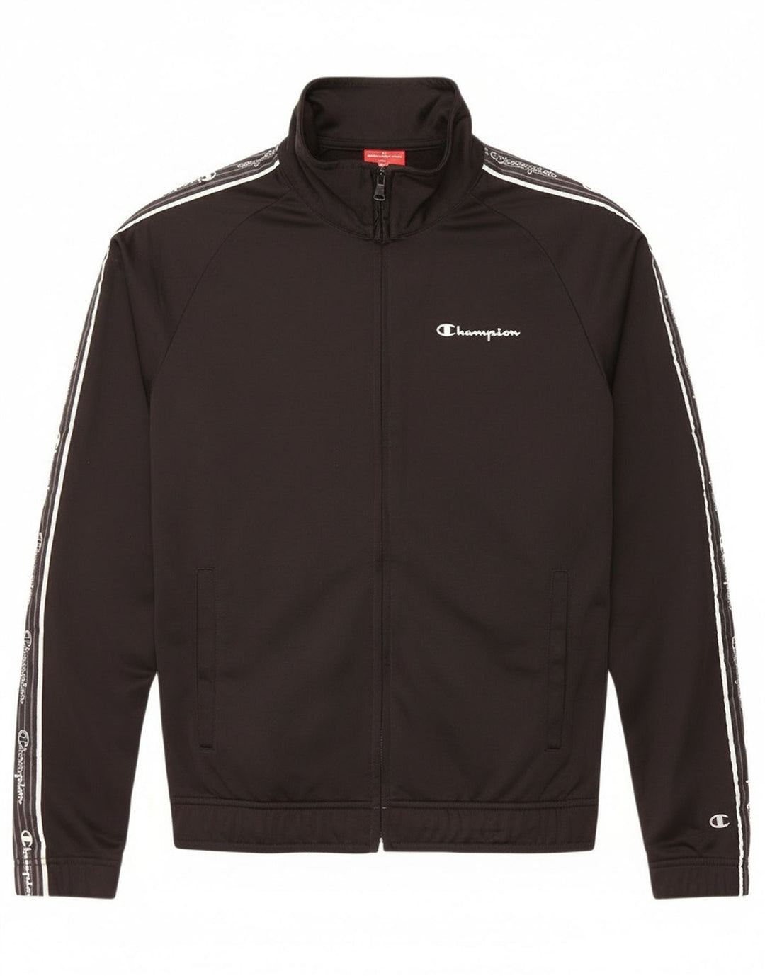 Champion Veste de survêtement graphique pour homme Petit noir Polyester