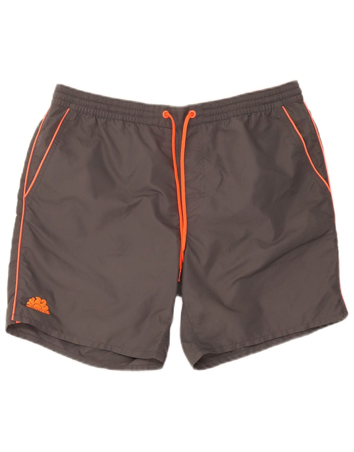 Sundek Short de sport pour homme en nylon gris grand
