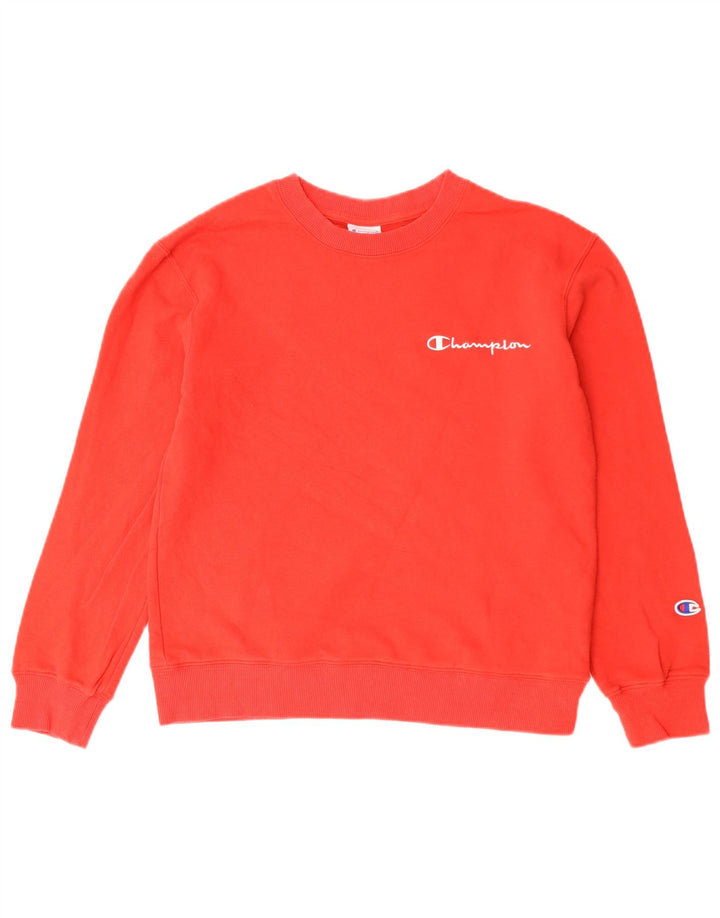 Champion Sweat-shirt pour femme UK 10 Petit Rouge Coton