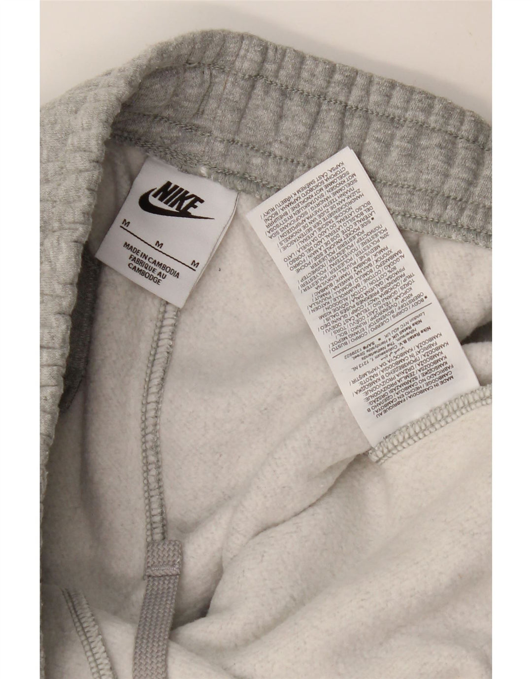 NIKE Pantalon de survêtement pour homme en coton moucheté gris moyen