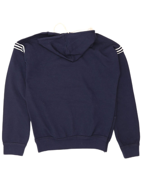 VINTAGE Pull à capuche pour homme Bleu marine moyen