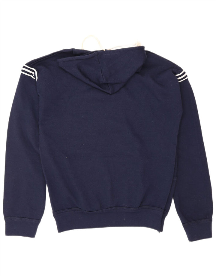 VINTAGE Pull à capuche pour homme Bleu marine moyen