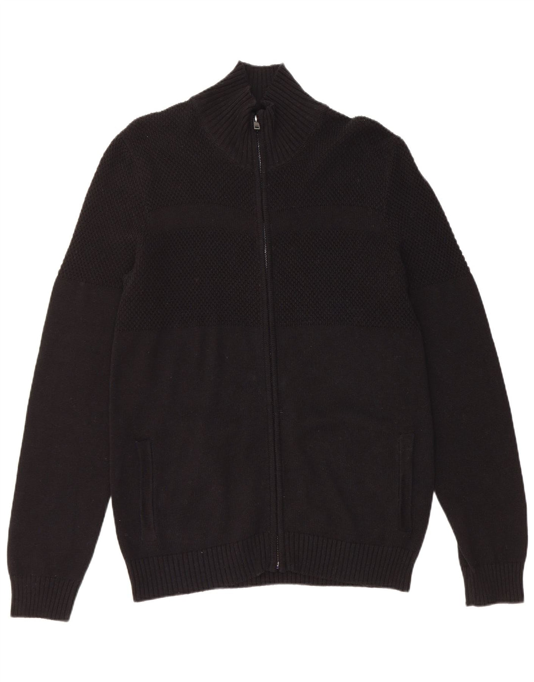 GUESS Cardigan Homme Pull Large Noir Coton