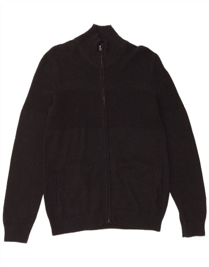 GUESS Cardigan Homme Pull Large Noir Coton