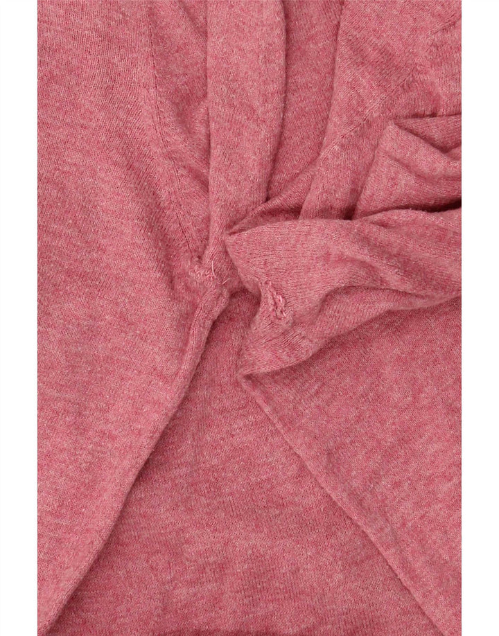 Zara Pull Col V Homme Rose Moyen Coton
