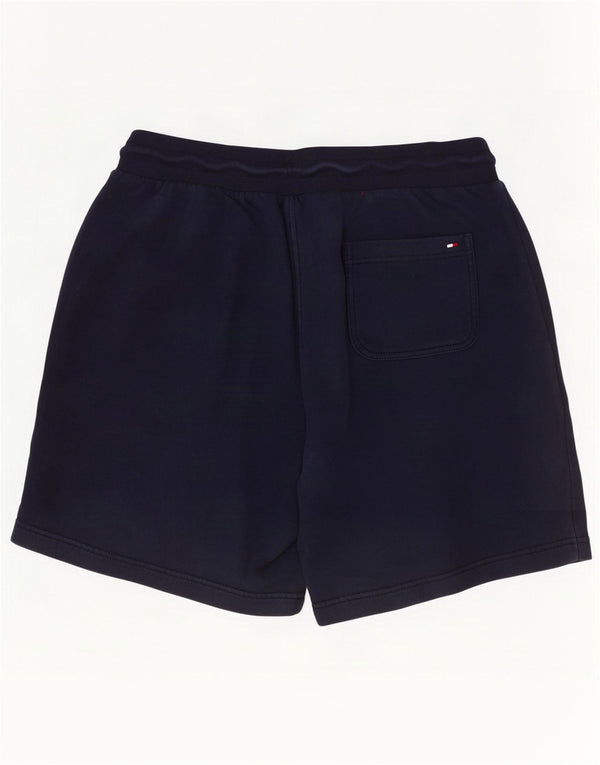 Tommy Hilfiger Short de sport graphique pour homme en coton bleu marine Taille L
