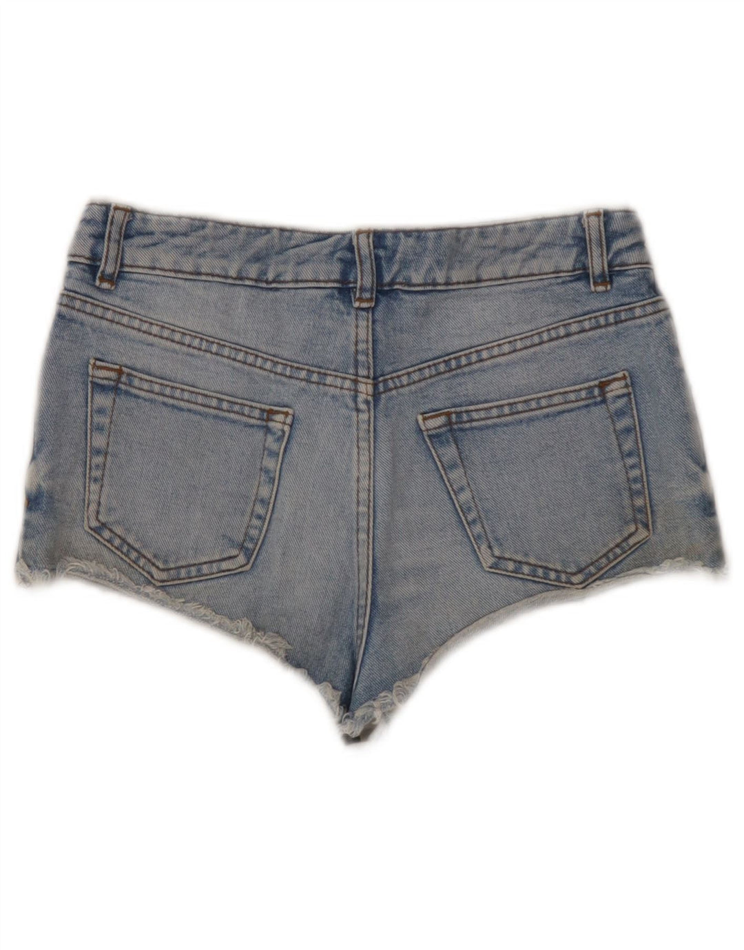 Topshop Short en jean femme W26 petit coton bleu