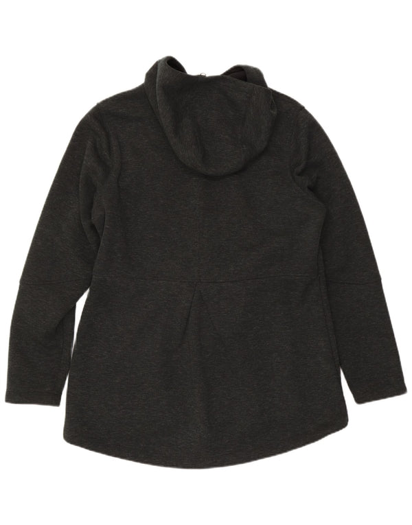 The North Face Pull à capuche zippé pour femme UK 16 Large Gris Polyester