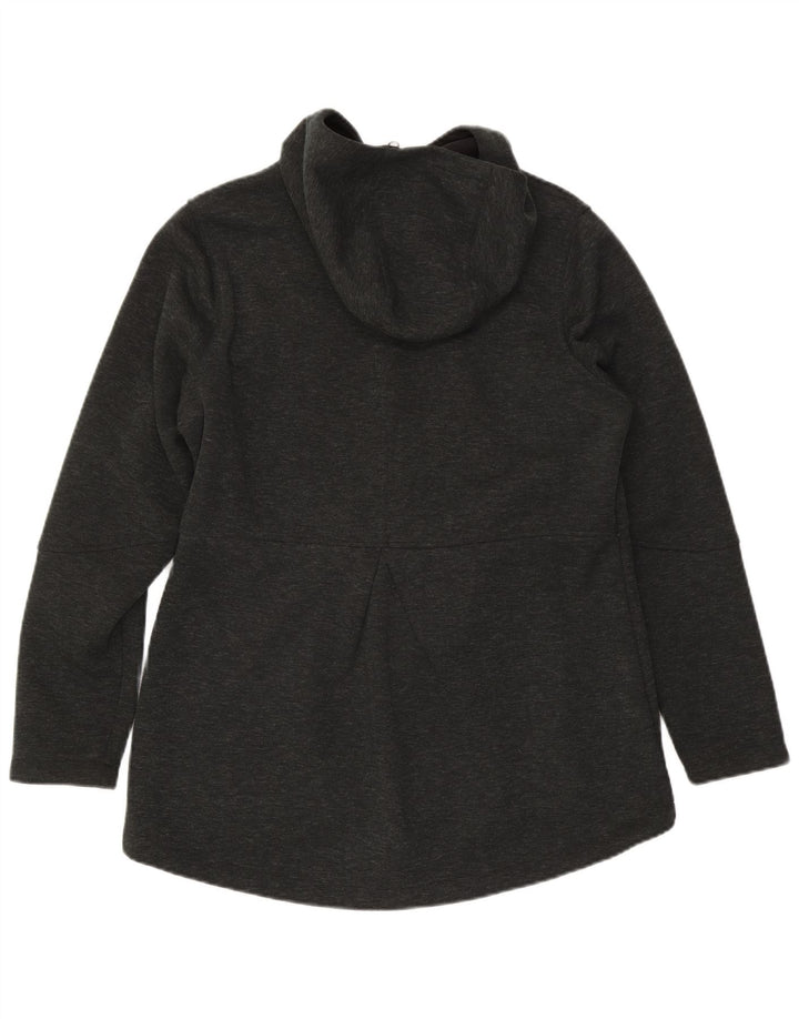 The North Face Pull à capuche zippé pour femme UK 16 Large Gris Polyester
