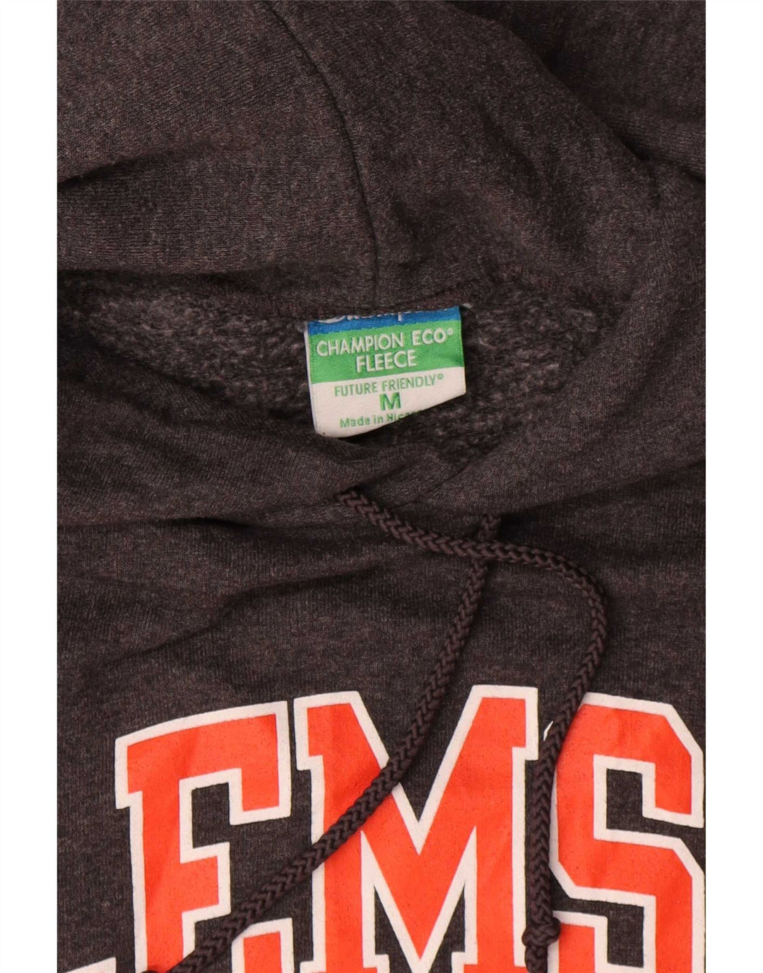 Champion Pull à Capuche Clemson Graphic Homme Gris Moyen Coton