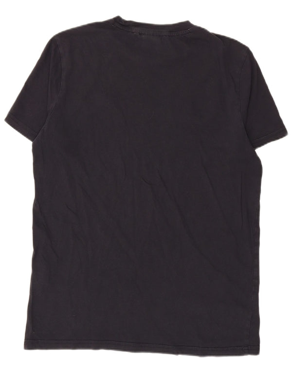 CHAMPION T-Shirt Graphique Homme Petit Bleu Marine Coton