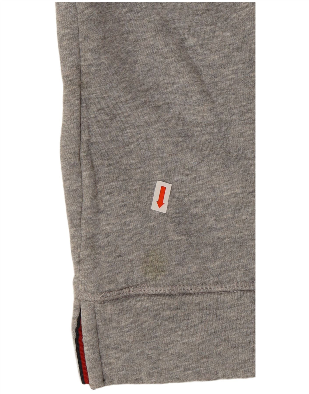 TOMMY HILFIGER Pull à capuche graphique surdimensionné pour femme UK 14 Gris moyen