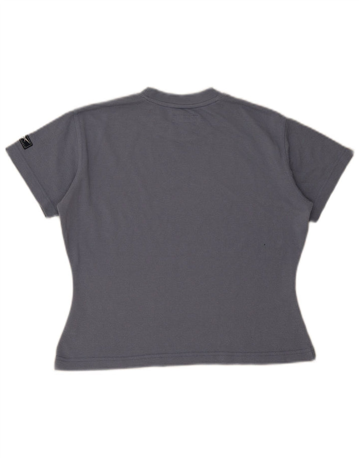 Reebok T-shirt court pour femme UK 10 Small Gris