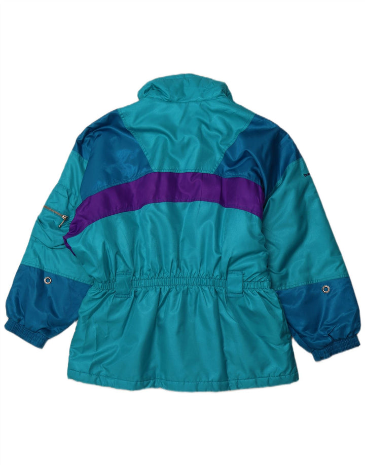 DUBIN Veste de ski surdimensionnée pour femme EU 44 XL Bleu Colourblock Sports