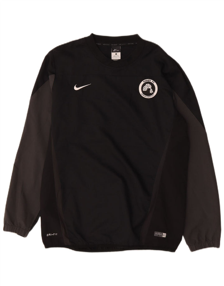 Nike Haut Dri Fit Graphic à manches longues pour homme en polyester color block Noir Taille L