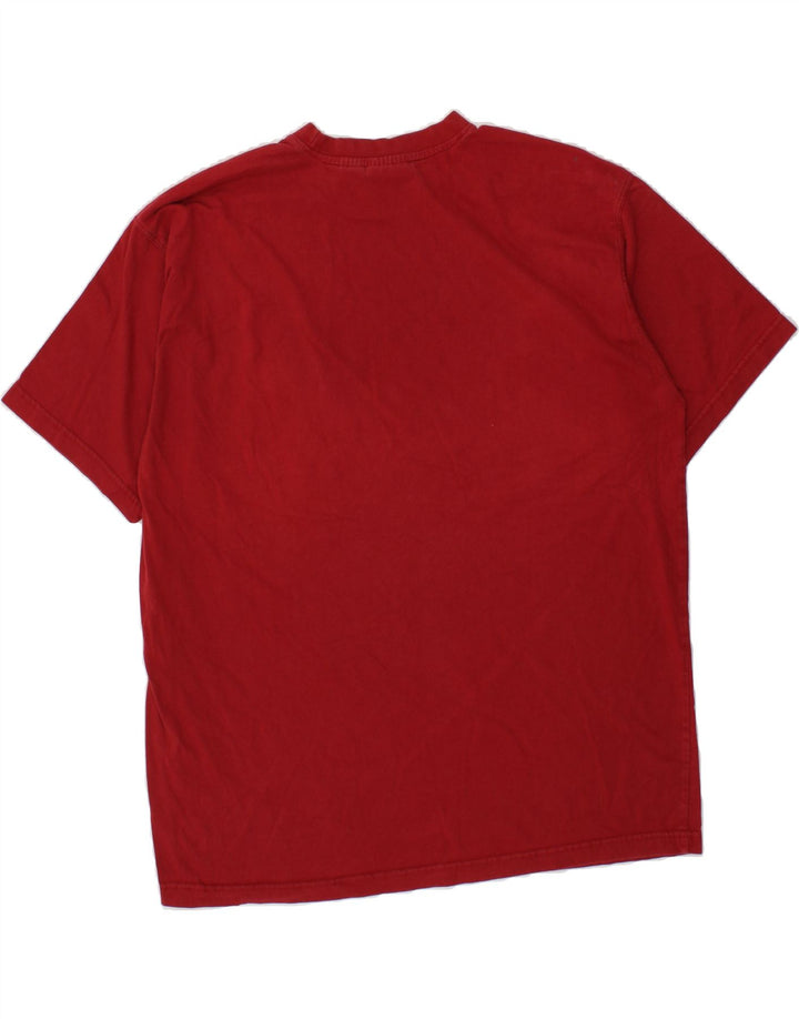 DOCKERS Mens T-Shirt Top Large Red Cotton Vintage Dockers and Second-Hand Dockers from Messina Hembry 
