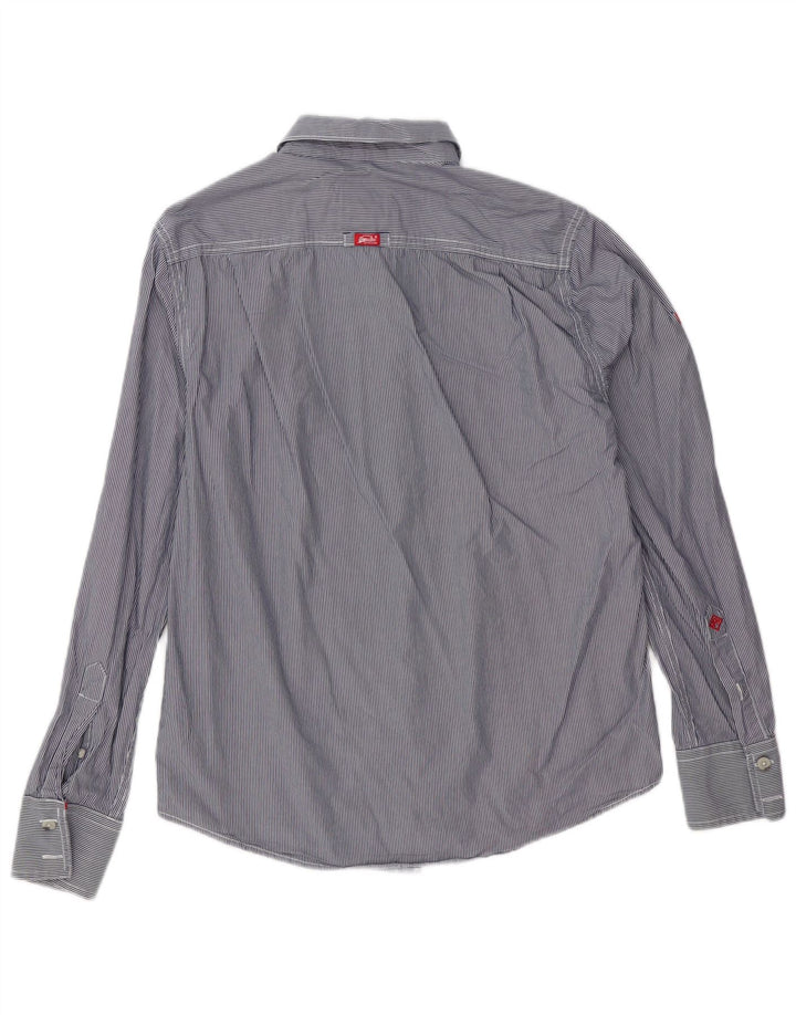 Superdry Garçons Laundered Cut Collar Chemise 15-16 ans Grand Bleu Marine