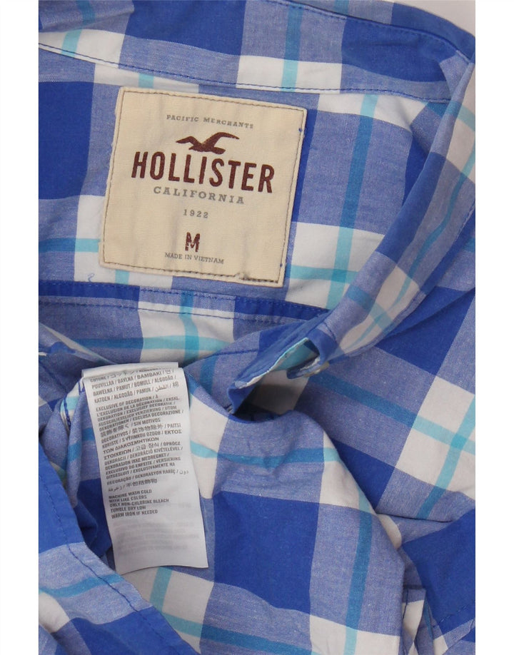 Hollister Chemise Homme Bleu Moyen Check Cotton