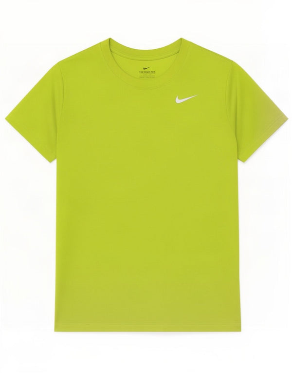 Nike Womens Dri Fit T-Shirt Top UK 16 Large Vert Polyester