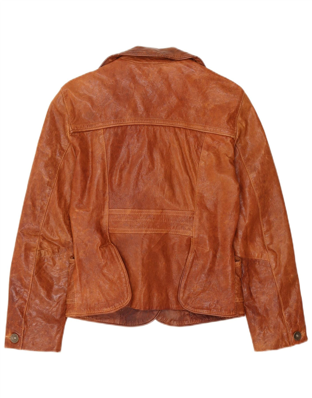 KOCCA Veste en cuir pour femme UK 10 Petit cuir marron