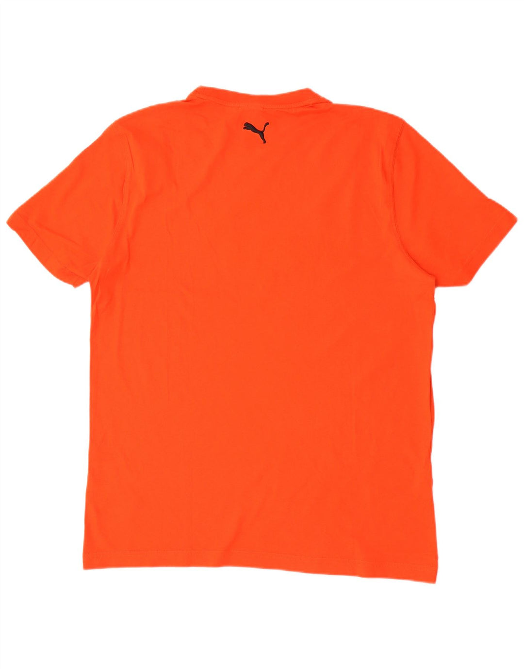 Puma T-shirt graphique pour homme, grand, orange, coton
