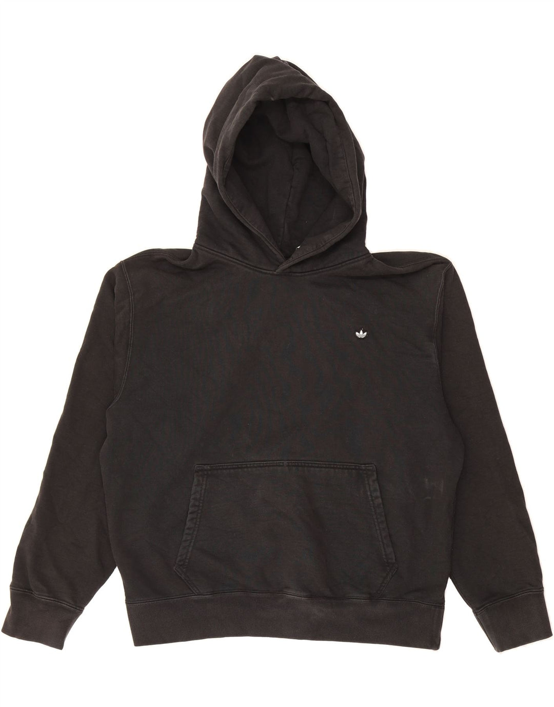 ADIDAS Mens Hoodie Jumper Medium Black Cotton Vintage Adidas and Second-Hand Adidas from Messina Hembry 