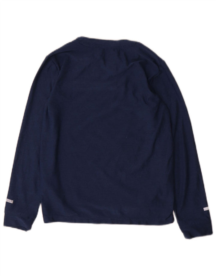 Russell Athletic Haut Dri-Power à manches longues pour garçon 6-7 ans Bleu marine Taille S